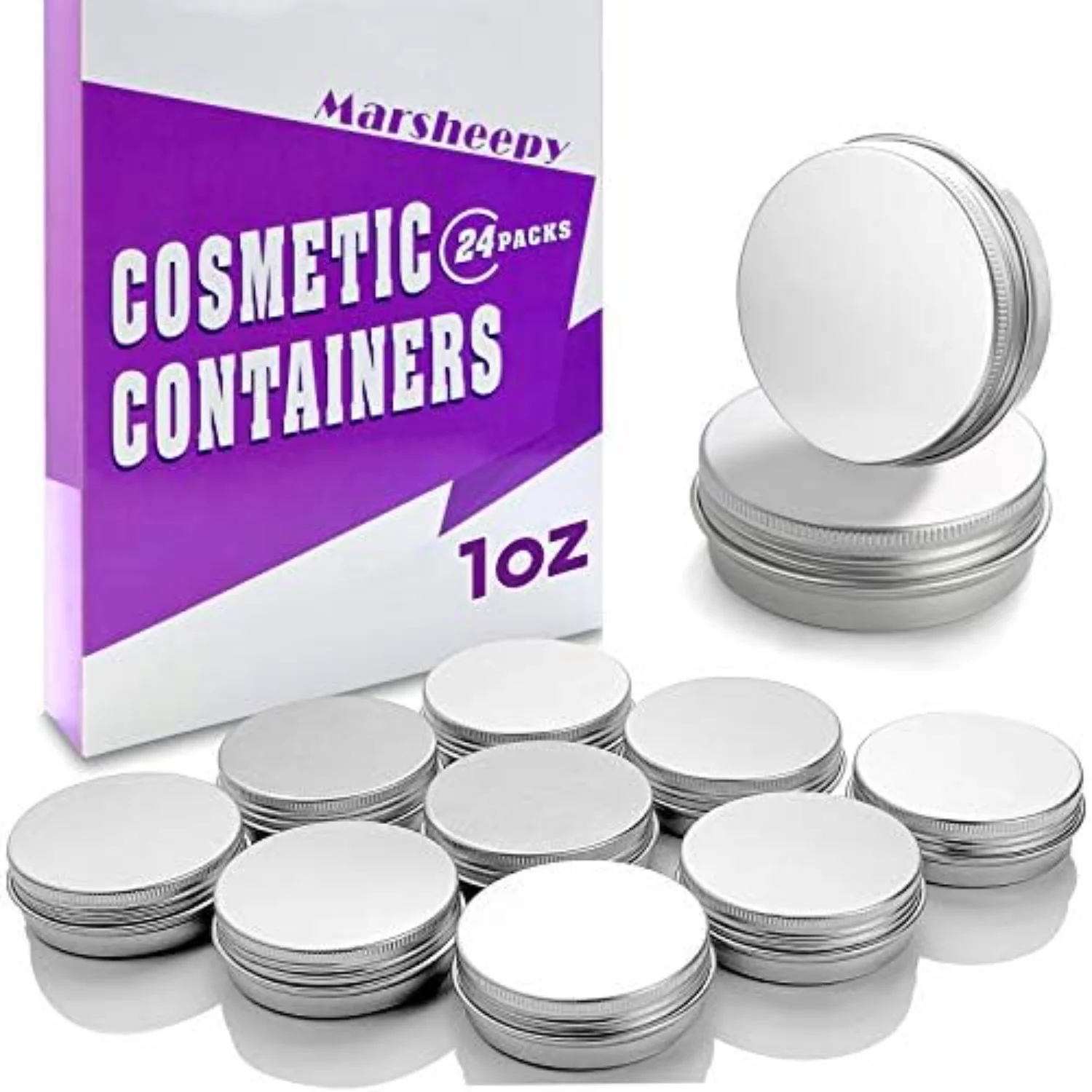 24 balm tins, 1 oz