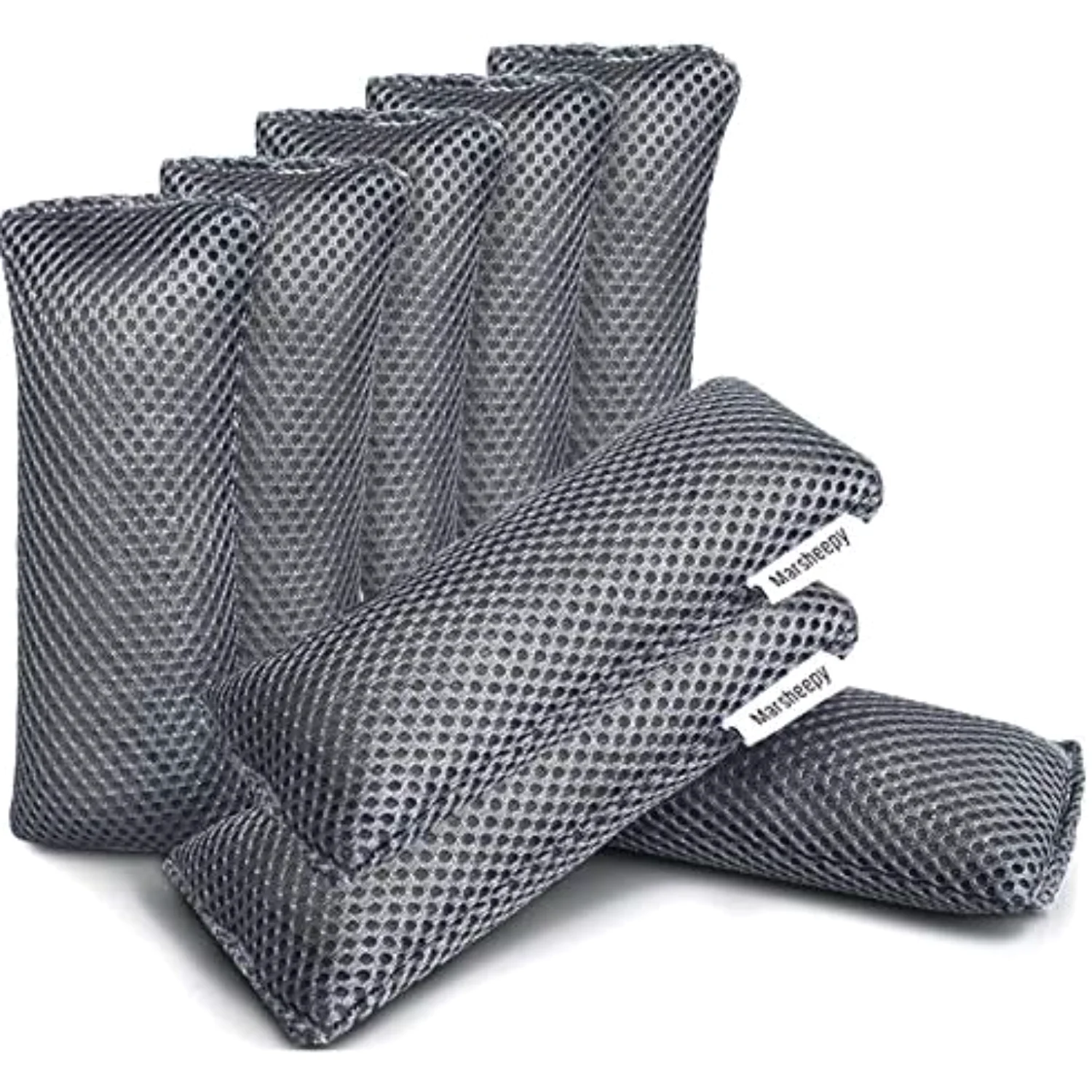 12 charcoal bags, 60 g, grey mesh